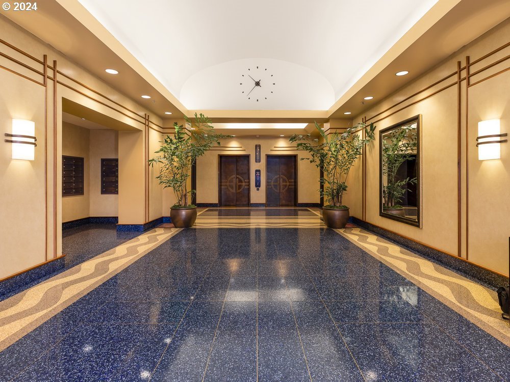 Gregory Condos gothic lobby with elegant interior design